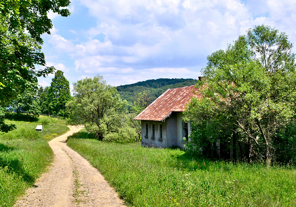 Radocyna, opuszczona wieś