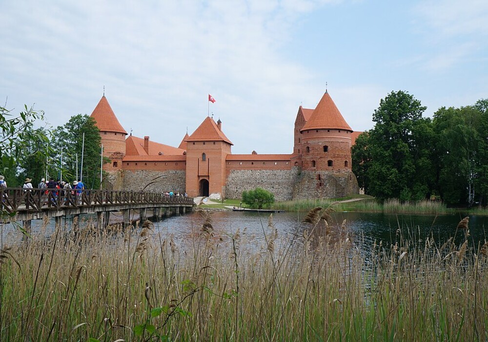 Die historische Wasserburg von Trakai die auf einer Insel im Galvė-See liegt. Foto:PIERRE ANDRE LECLERCQ