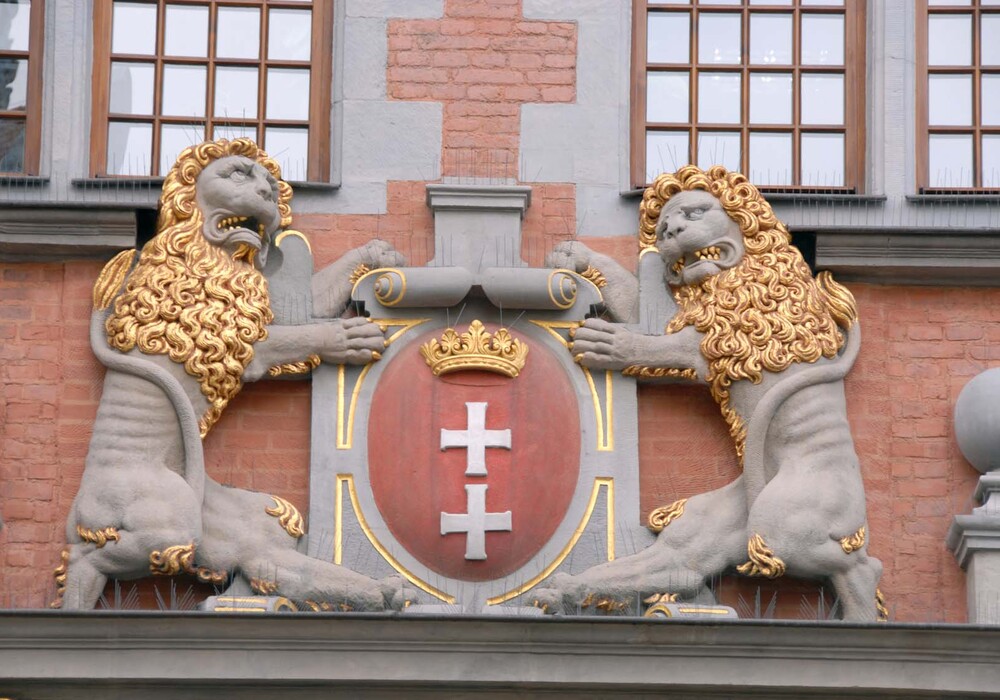 Das Wappen der Stadt Danzig