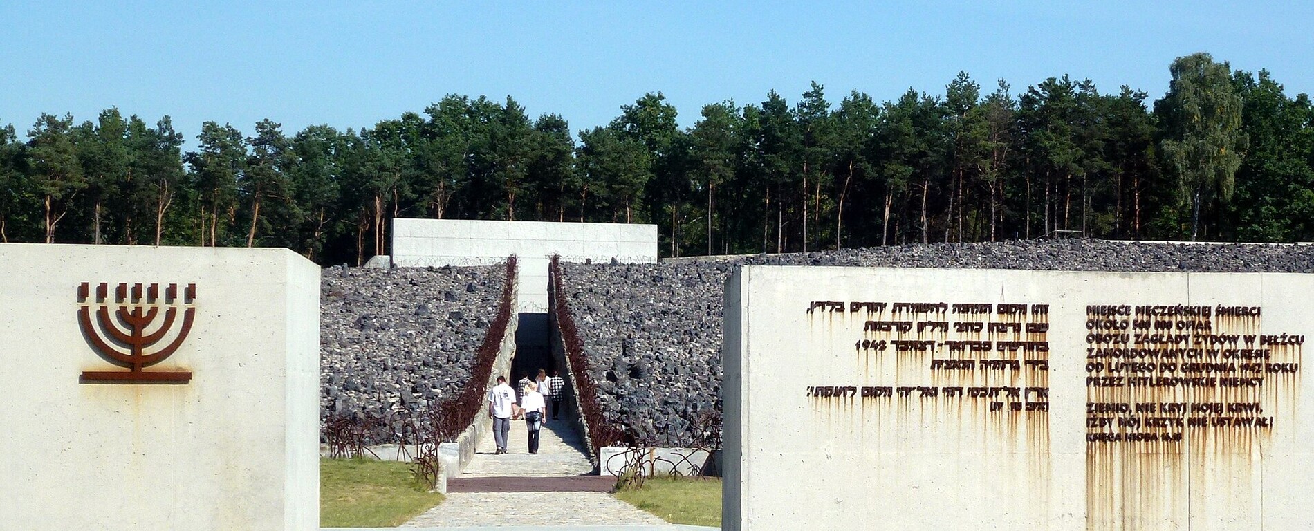 Das deutsche Vernichtungslager in Belzec.