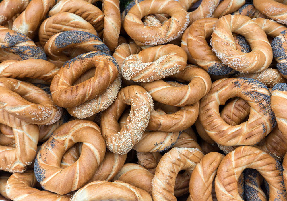 Traditionelle Krakauer  Bagel -Obwarzanki