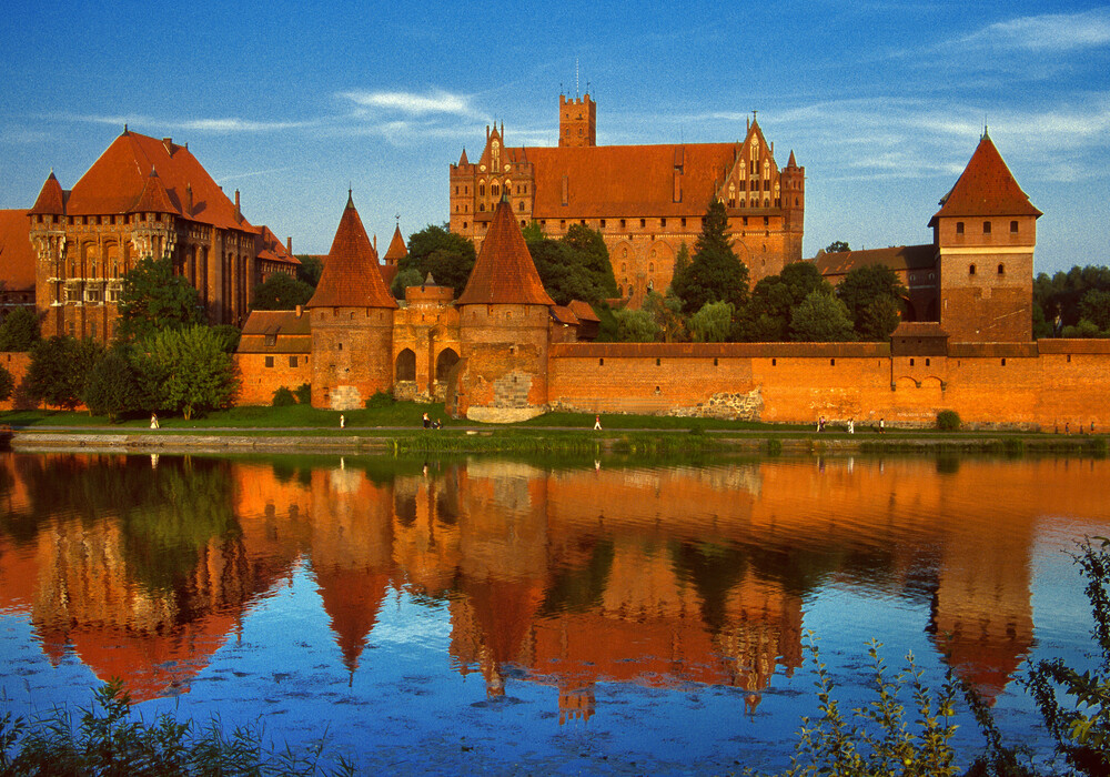 Die Burg des Deutschen Ordens in Marienburg