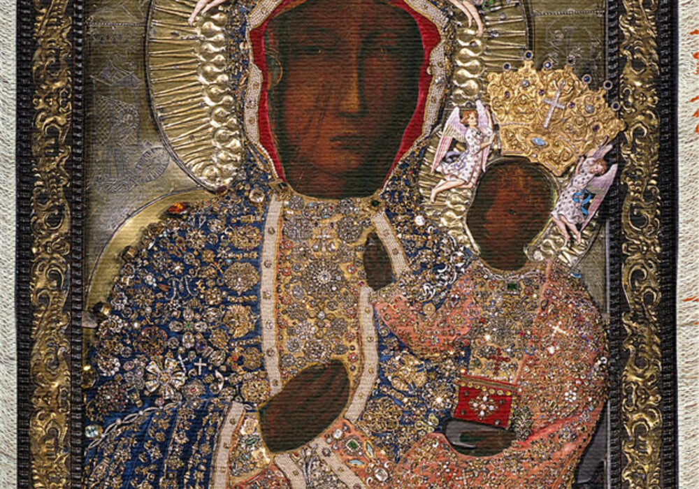 Ikone der Schwarzen Madonna von Tschenstochau