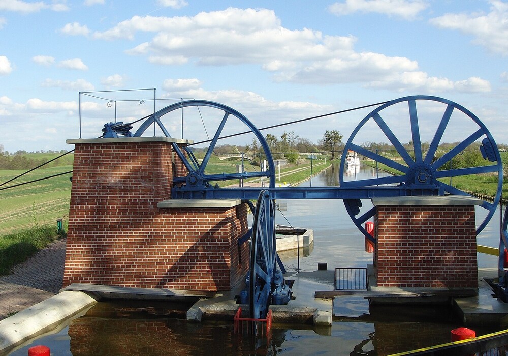 Die Kąty-Schiffshebeanlage im Komplex von Oberlander Kanals. Foto: ARKADIUSZ MARKIEWICZ CC BY-SA 3.0