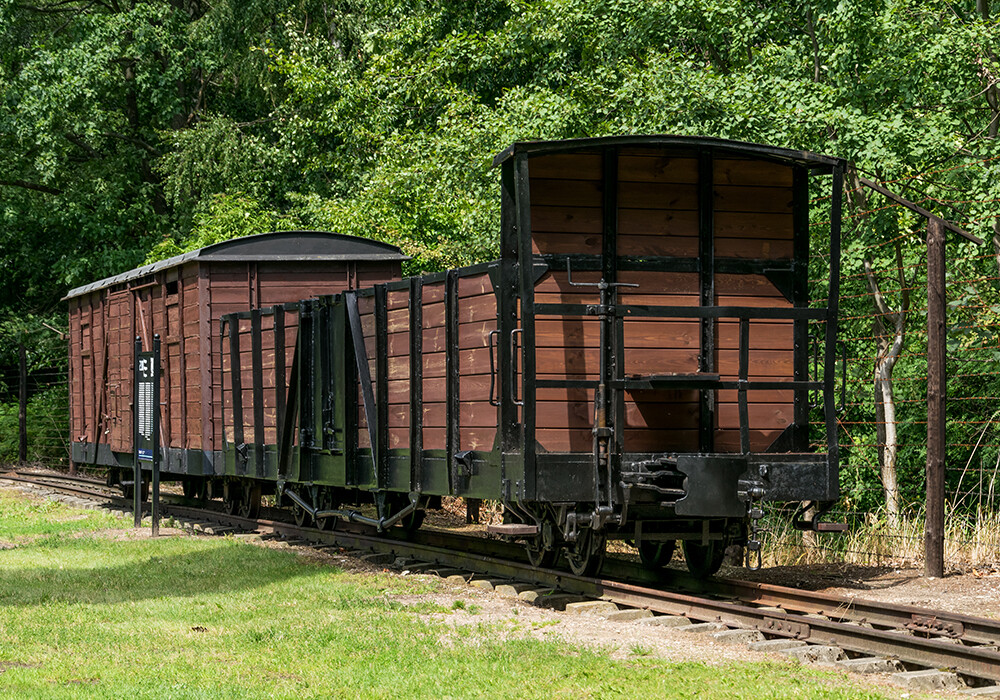 Eisenbahnwaggon für den Transport von Häftlingen, Stutthof