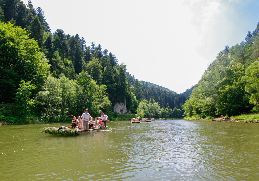 Floßfahrt auf dem Dunajec Fluss